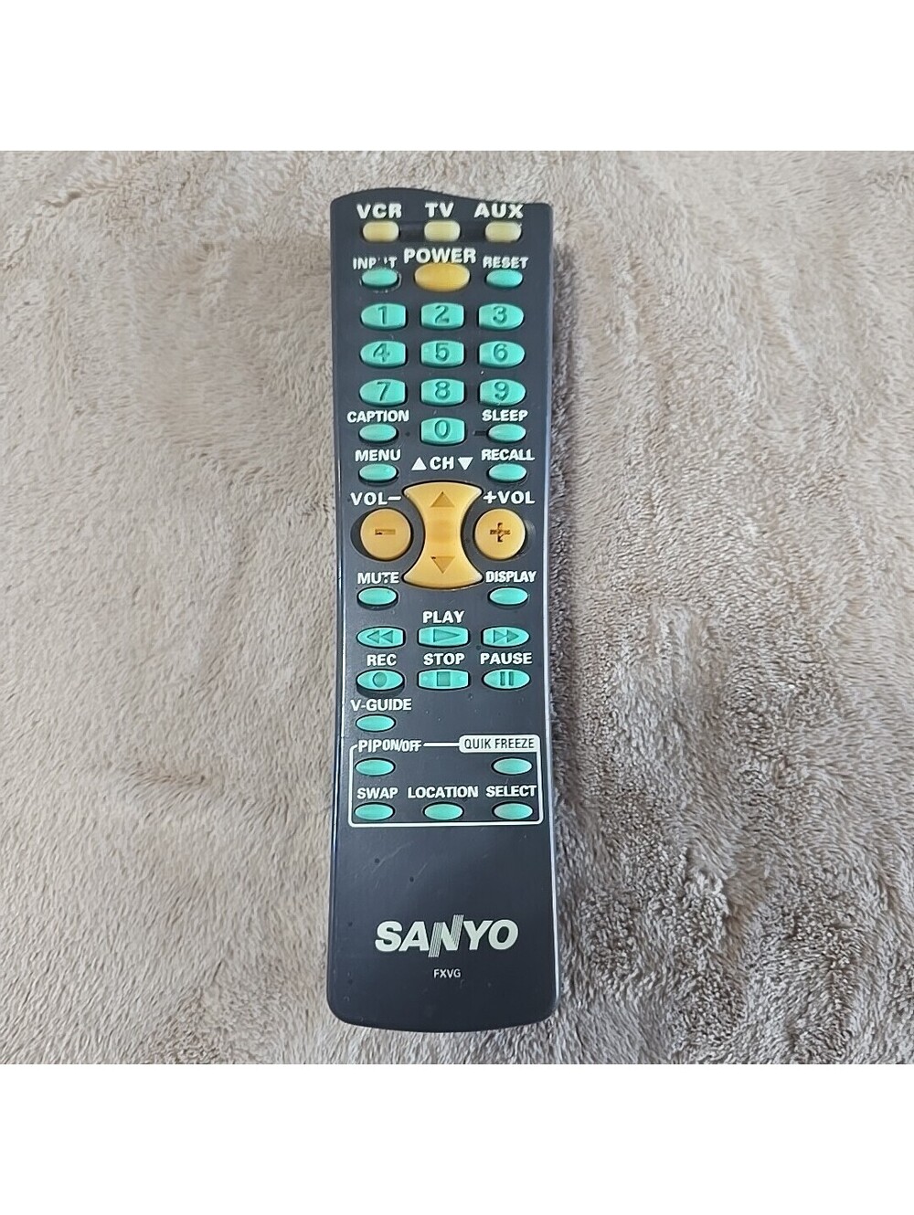 OEM Sanyo Remote Control Model FXVG